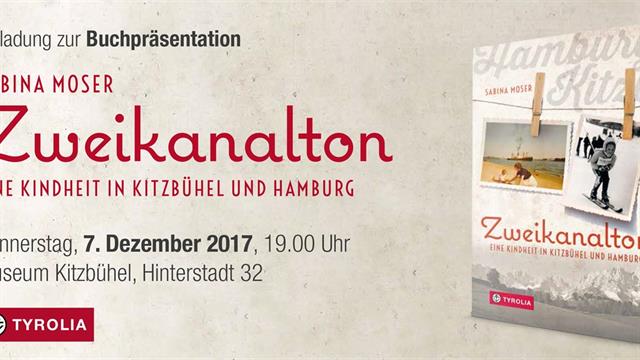 Foto für Buchpräsentation „Zweikanalton“ im Museum Kitzbühel