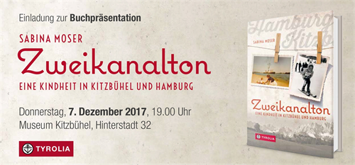 Foto für Buchpräsentation „Zweikanalton“ im Museum Kitzbühel